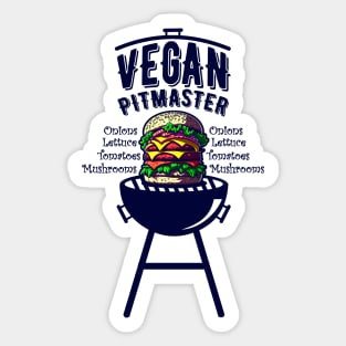 Vegan Pitmaster Sticker